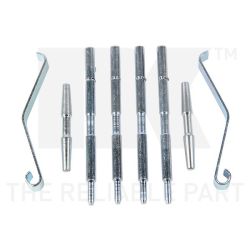 Priedų komplektas, diskinių stabdžių trinkelės NK 7923044