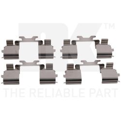 Priedų komplektas, diskinių stabdžių trinkelės NK 79231725