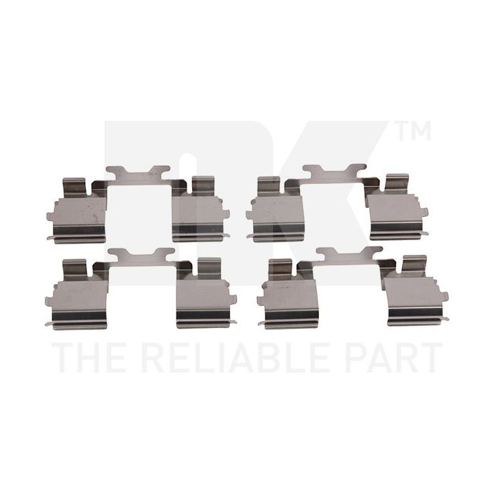 Priedų komplektas, diskinių stabdžių trinkelės NK 79231725