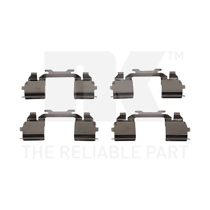 Priedų komplektas, diskinių stabdžių trinkelės NK 79231768