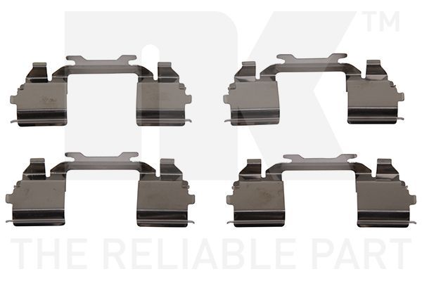 Priedų komplektas, diskinių stabdžių trinkelės NK 79231768