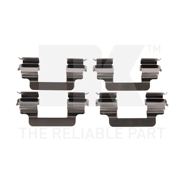 Priedų komplektas, diskinių stabdžių trinkelės NK 7923231