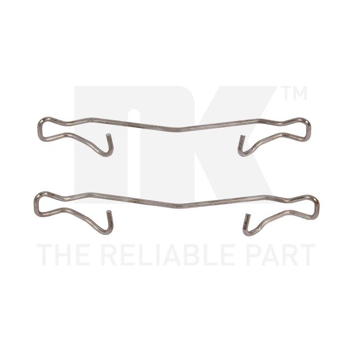 Priedų komplektas, diskinių stabdžių trinkelės NK 7925121