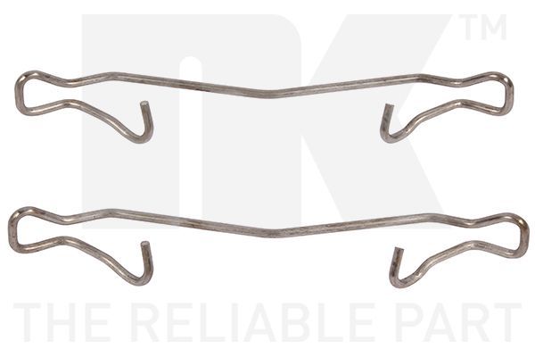 Priedų komplektas, diskinių stabdžių trinkelės NK 7925121