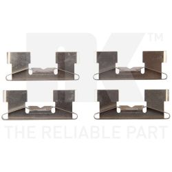 Priedų komplektas, diskinių stabdžių trinkelės NK 7926017