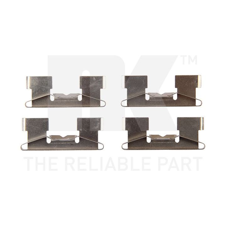 Priedų komplektas, diskinių stabdžių trinkelės NK 7926017