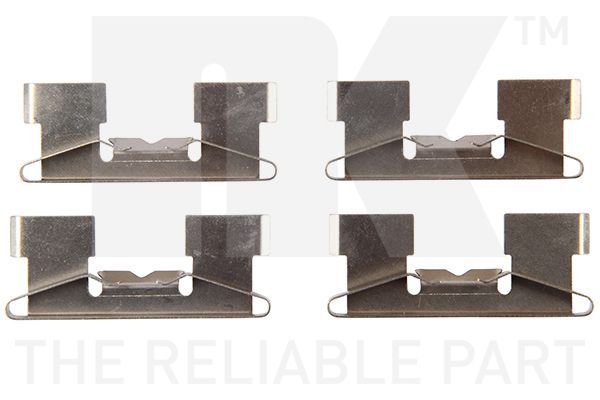 Priedų komplektas, diskinių stabdžių trinkelės NK 7926017