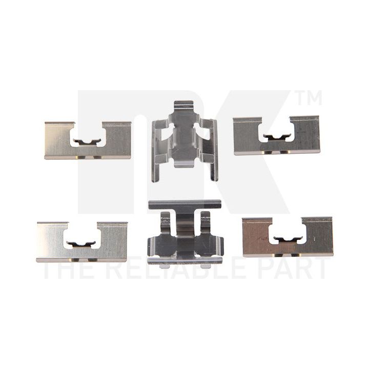 Priedų komplektas, diskinių stabdžių trinkelės NK 7926091