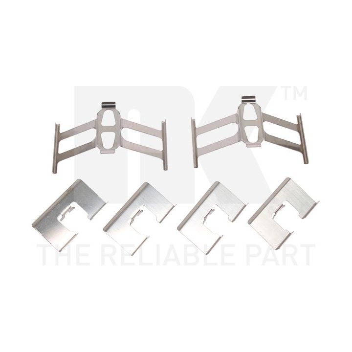 Priedų komplektas, diskinių stabdžių trinkelės NK 7926118