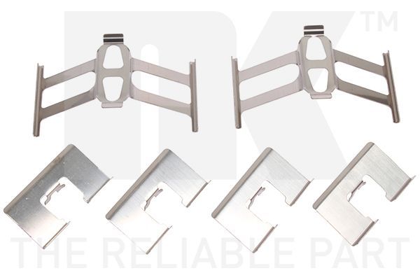 Priedų komplektas, diskinių stabdžių trinkelės NK 7926118