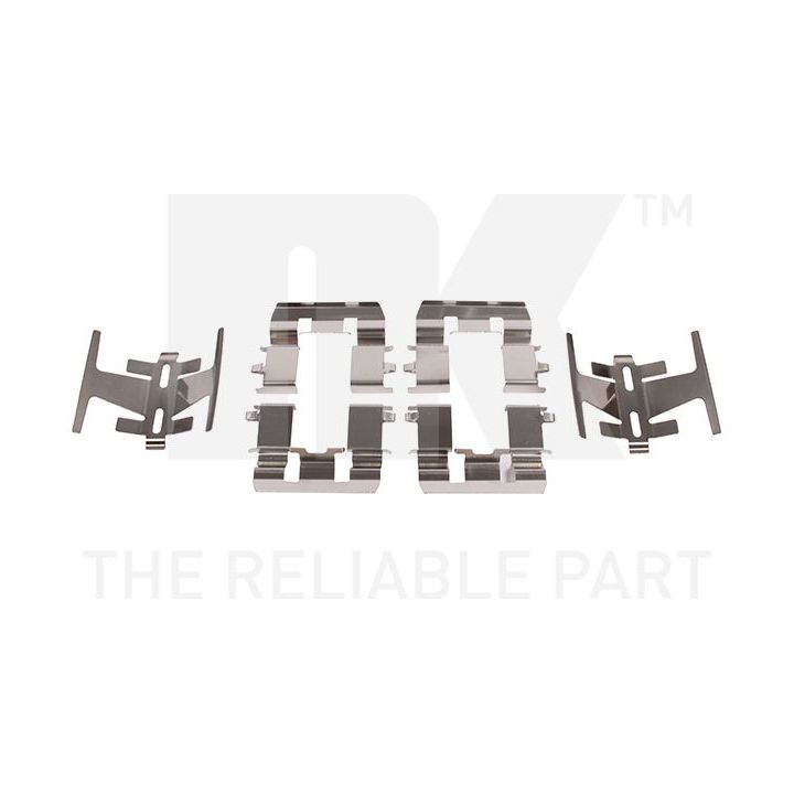 Priedų komplektas, diskinių stabdžių trinkelės NK 7926208