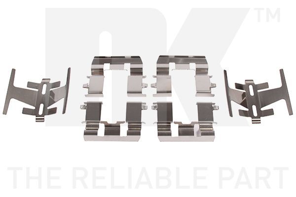 Priedų komplektas, diskinių stabdžių trinkelės NK 7926208