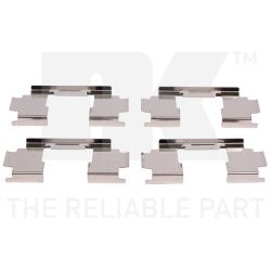 Priedų komplektas, diskinių stabdžių trinkelės NK 7926276