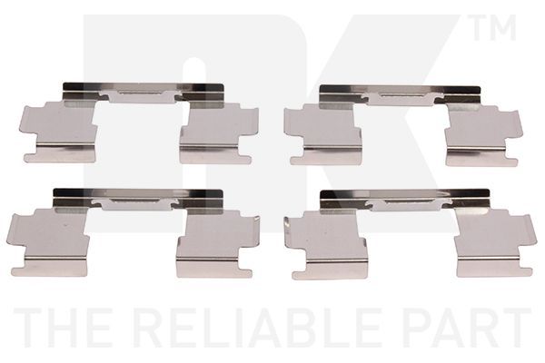 Priedų komplektas, diskinių stabdžių trinkelės NK 7926276