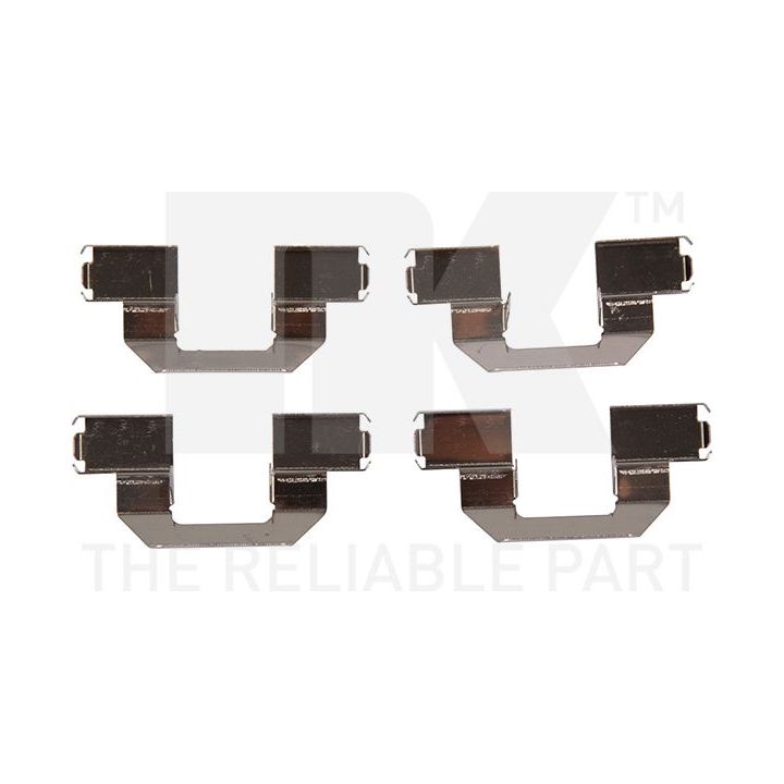 Priedų komplektas, diskinių stabdžių trinkelės NK 7930077