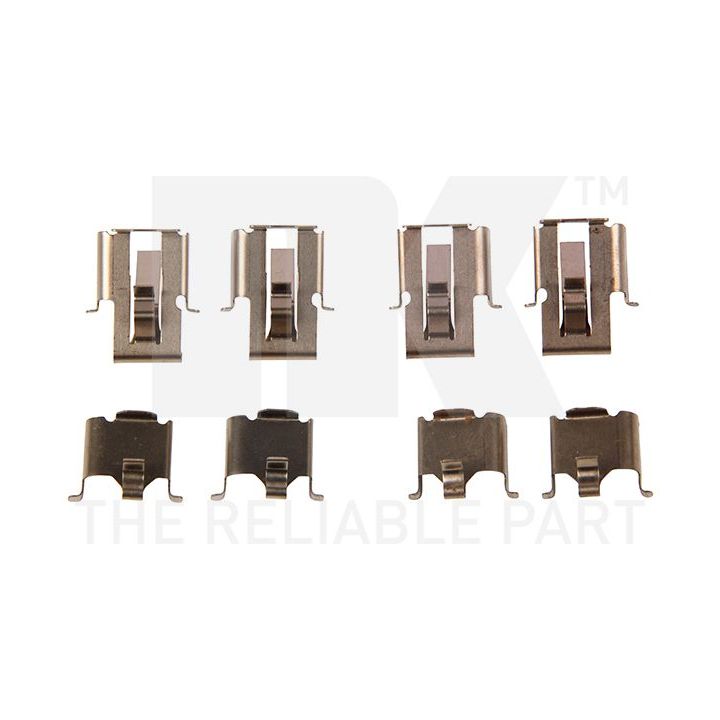 Priedų komplektas, diskinių stabdžių trinkelės NK 7930078