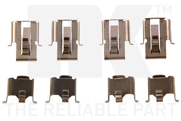 Priedų komplektas, diskinių stabdžių trinkelės NK 7930078