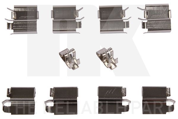 Priedų komplektas, diskinių stabdžių trinkelės NK 79301240