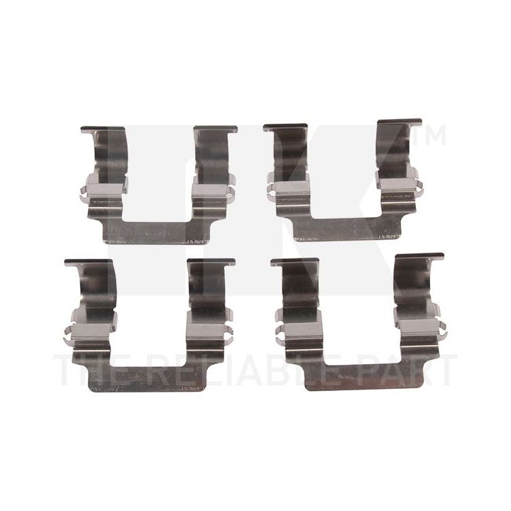 Priedų komplektas, diskinių stabdžių trinkelės NK 7930161