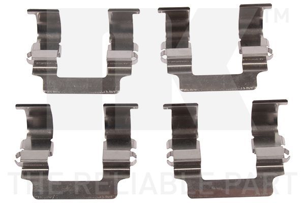 Priedų komplektas, diskinių stabdžių trinkelės NK 7930161