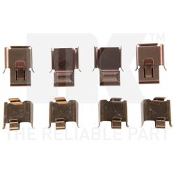 Priedų komplektas, diskinių stabdžių trinkelės NK 7930171