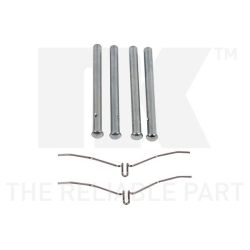 Priedų komplektas, diskinių stabdžių trinkelės NK 7932061