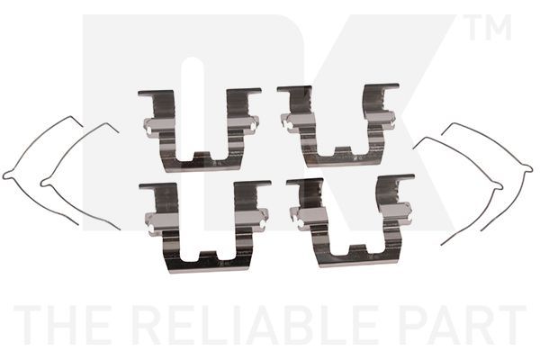 Priedų komplektas, diskinių stabdžių trinkelės NK 7932095