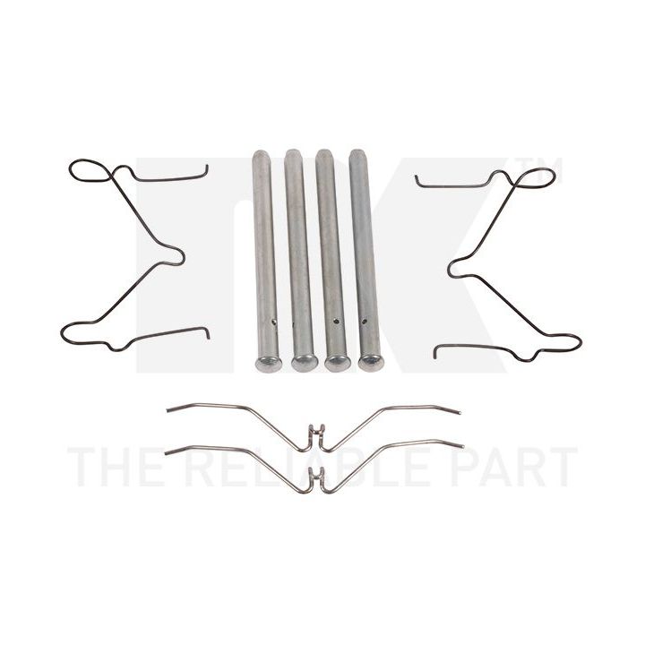 Priedų komplektas, diskinių stabdžių trinkelės NK 7932124