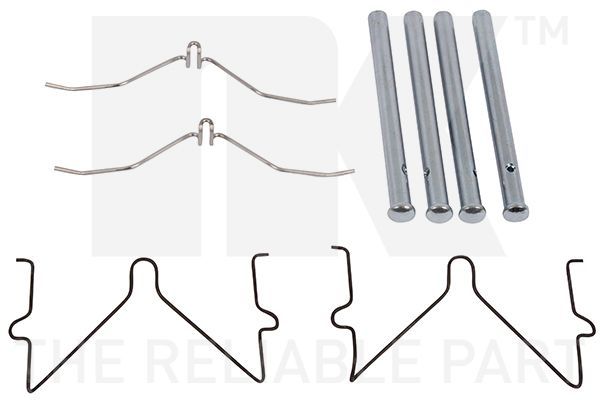 Priedų komplektas, diskinių stabdžių trinkelės NK 7932126