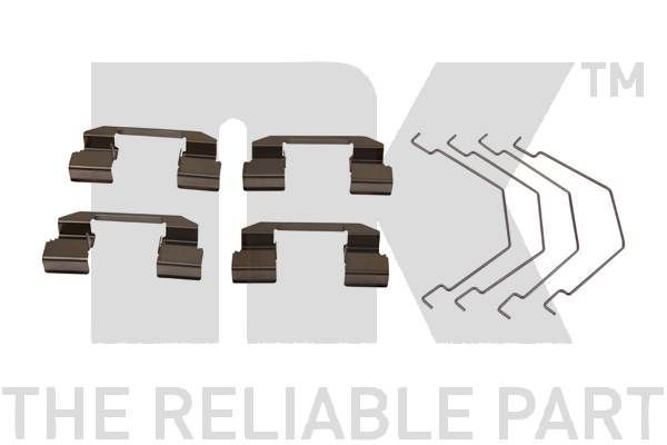 Priedų komplektas, diskinių stabdžių trinkelės NK 79321292