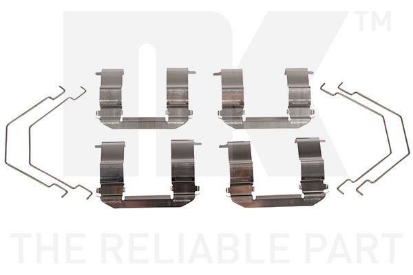 Priedų komplektas, diskinių stabdžių trinkelės NK 7932158