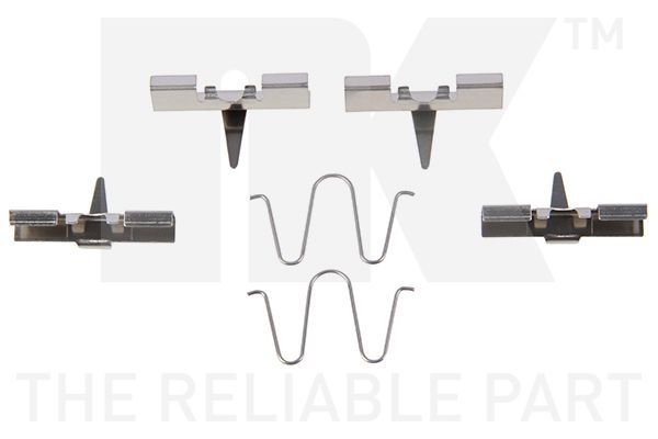 Priedų komplektas, diskinių stabdžių trinkelės NK 7932170