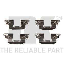 Priedų komplektas, diskinių stabdžių trinkelės NK 79321720