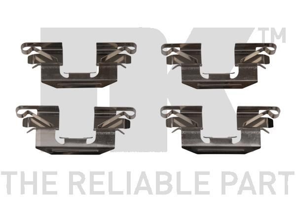 Priedų komplektas, diskinių stabdžių trinkelės NK 79321720