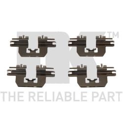 Priedų komplektas, diskinių stabdžių trinkelės NK 79321724