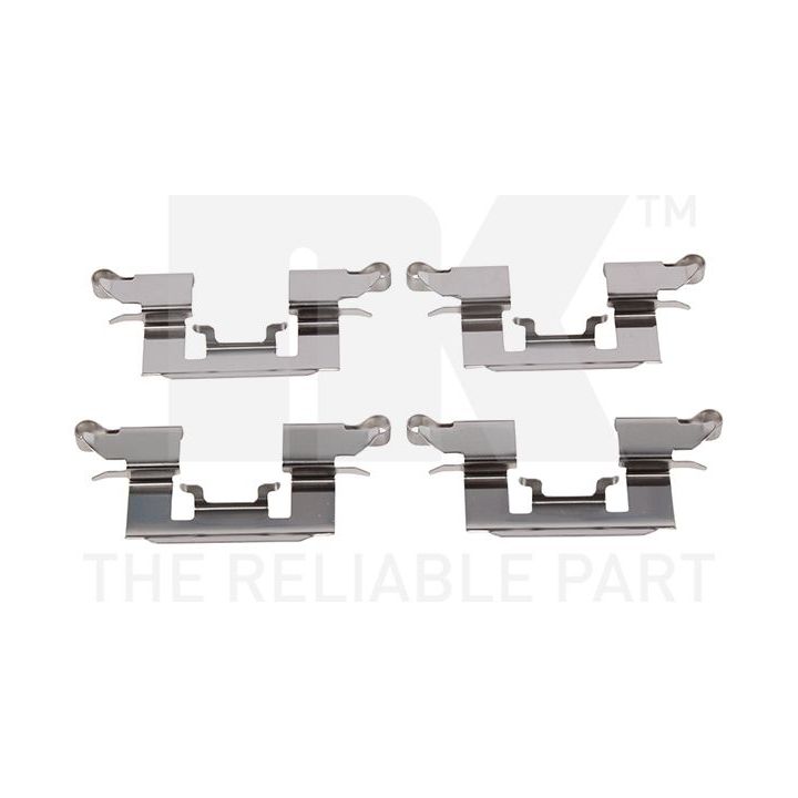 Priedų komplektas, diskinių stabdžių trinkelės NK 79321772