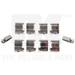 Priedų komplektas, diskinių stabdžių trinkelės NK 79321775