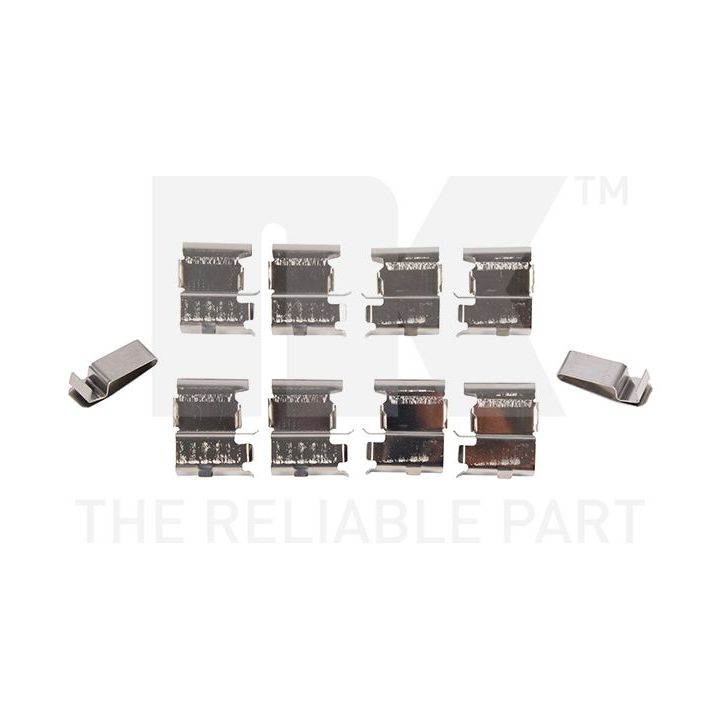 Priedų komplektas, diskinių stabdžių trinkelės NK 79321775