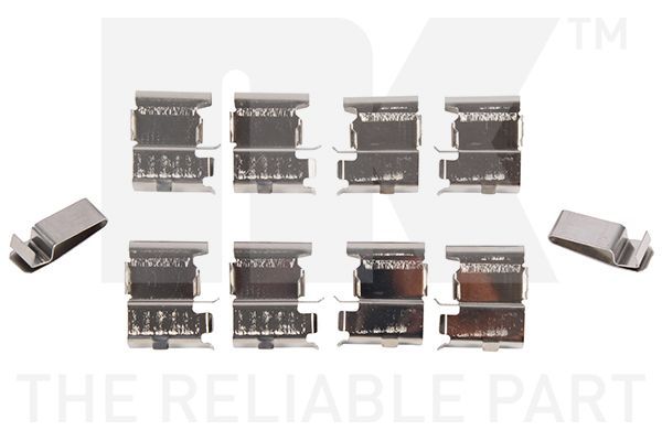 Priedų komplektas, diskinių stabdžių trinkelės NK 79321775