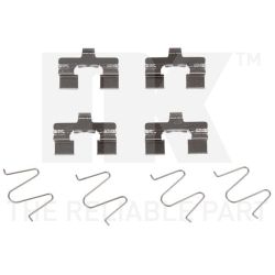 Priedų komplektas, diskinių stabdžių trinkelės NK 7932207