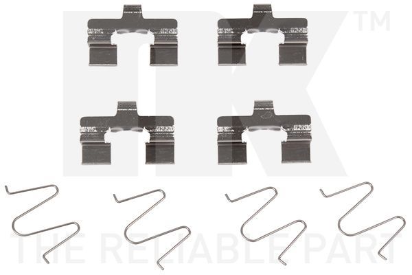 Priedų komplektas, diskinių stabdžių trinkelės NK 7932207