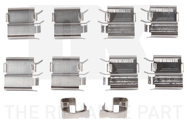 Priedų komplektas, diskinių stabdžių trinkelės NK 7932244