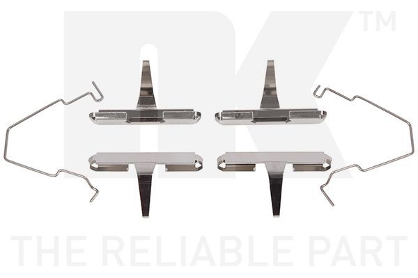 Priedų komplektas, diskinių stabdžių trinkelės NK 7932270