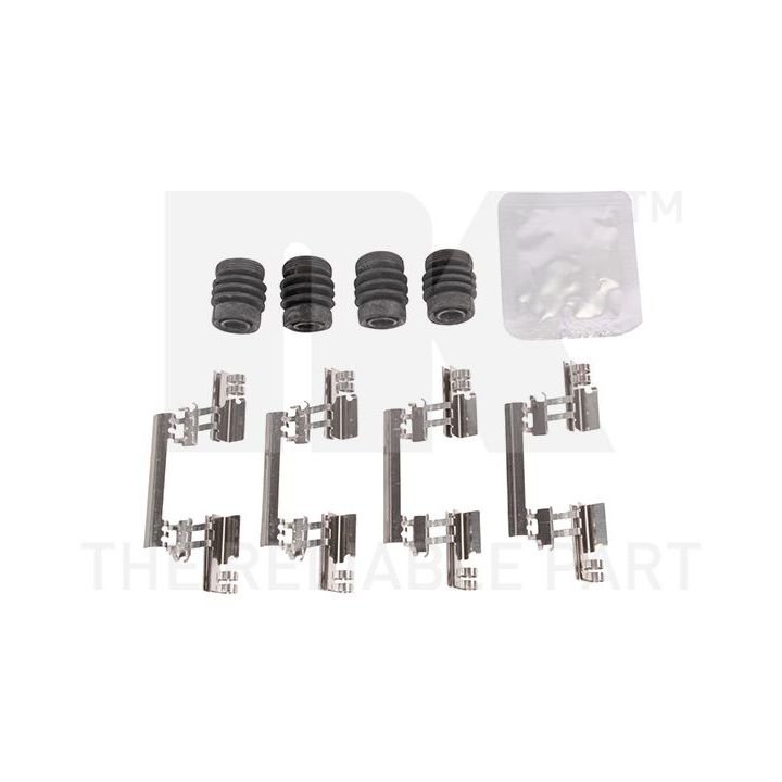 Priedų komplektas, diskinių stabdžių trinkelės NK 7932996