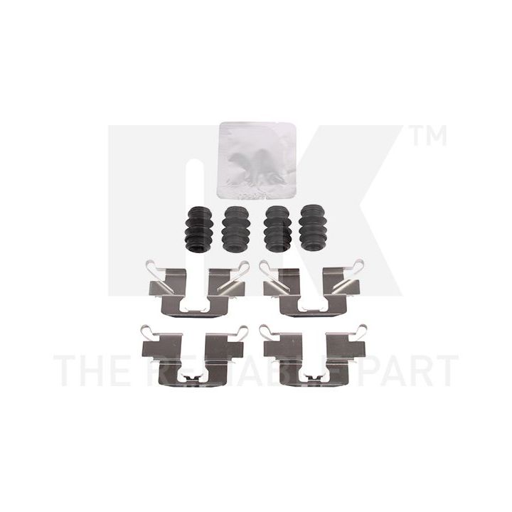 Priedų komplektas, diskinių stabdžių trinkelės NK 7932997