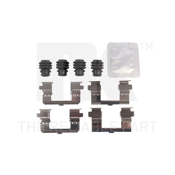 Priedų komplektas, diskinių stabdžių trinkelės NK 7932998