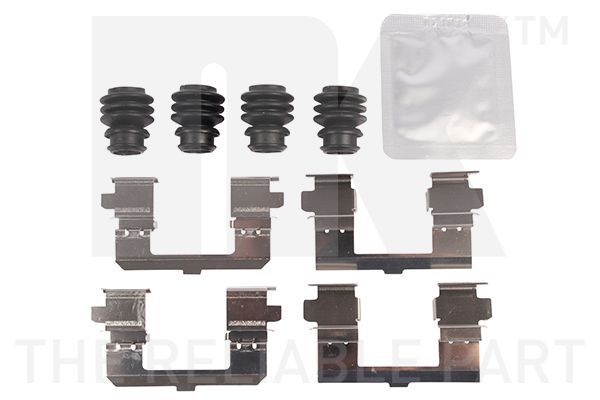 Priedų komplektas, diskinių stabdžių trinkelės NK 7932998