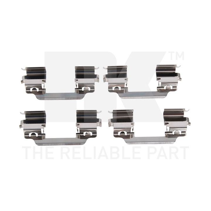 Priedų komplektas, diskinių stabdžių trinkelės NK 7933649