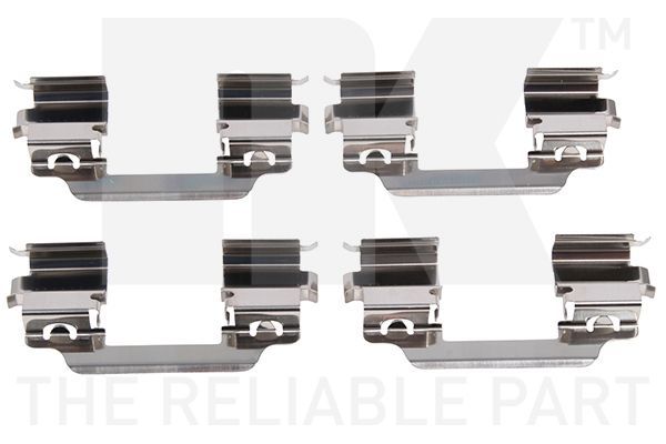 Priedų komplektas, diskinių stabdžių trinkelės NK 7933649