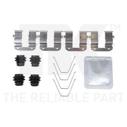 Priedų komplektas, diskinių stabdžių trinkelės NK 79341700